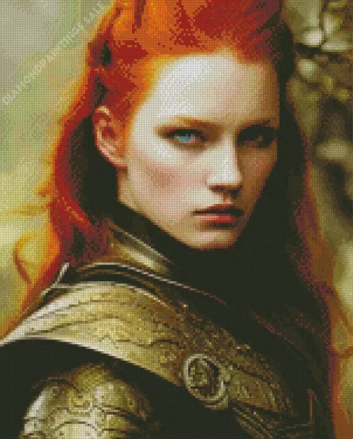 Ginger Warrior Diamond Painting