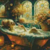 Girl In Bathtub Diamond Painting
