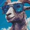 Goat Goggles Art Diamond Painting