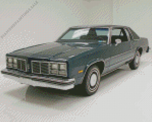 Grey Oldsmobile Delta 88 Car Diamond Painting