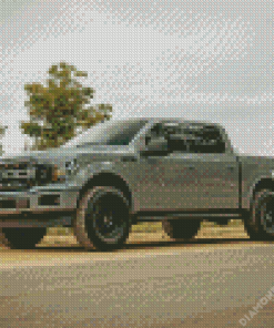 Grey Ford F150 Diamond Painting