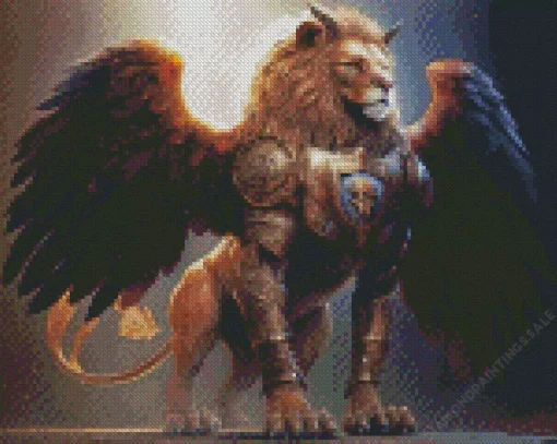 Griffin Lion Diamond Painting
