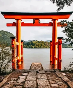 Hakone Shinto Shrine Diamond Painting
