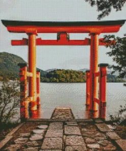 Hakone Shinto Shrine Diamond Painting