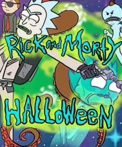 Halloween Rick And Morty Diamond Painting