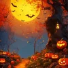 Halloween Tree Diamond Painting