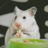 Hamster Eating Diamond Painting