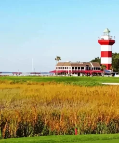 Harbour Town Lighthouse Diamond Painting