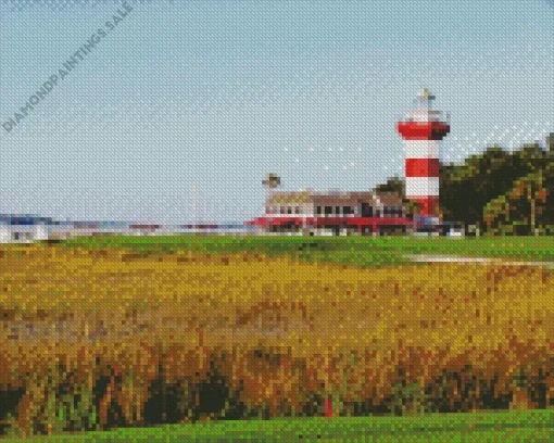 Harbour Town Lighthouse Diamond Painting