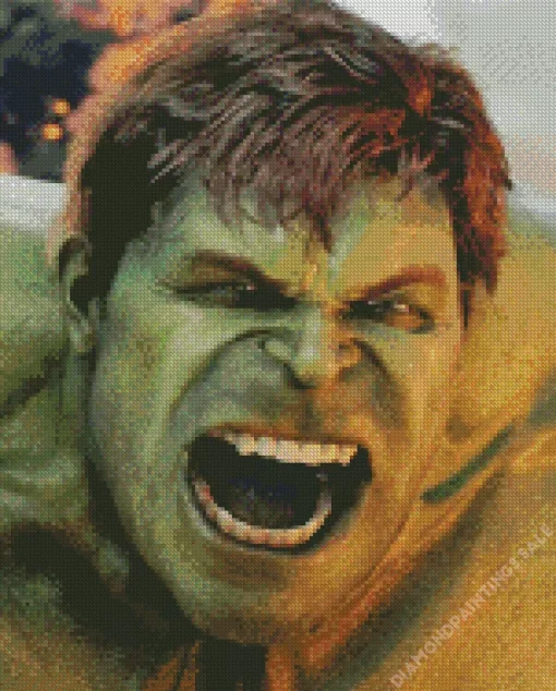 Hulk Screaming Diamond Painting