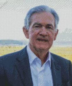Jerome Powell Smiling Diamond Painting