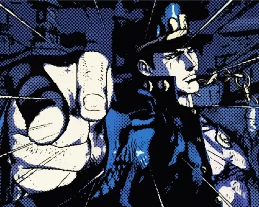 Jotaro Jojos Bizarre Adventure Diamond Painting