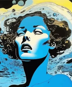 Lady Drowning Diamond Painting