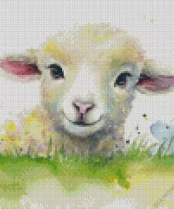 Little Fluffy Lamb Diamond Painting