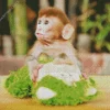 Lovely Baby Monkey Diamond Painting
