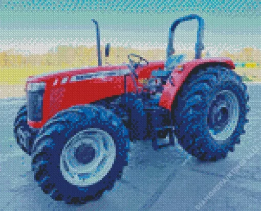 Massey Tractor Diamond Painting