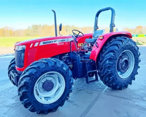 Massey Tractor Diamond Painting