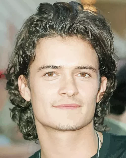 Orlando Bloom Actor Diamond Painting