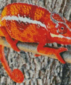 Panther Chameleon Diamond Painting