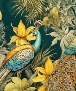Peacock Couple Diamond Painting