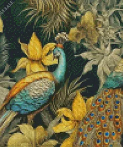 Peacock Couple Diamond Painting