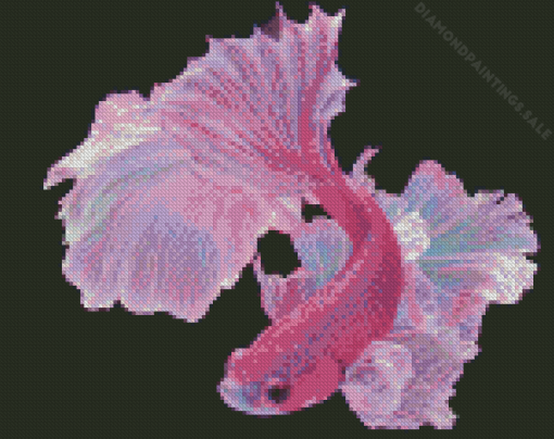 Pink Fish Diamond Painting