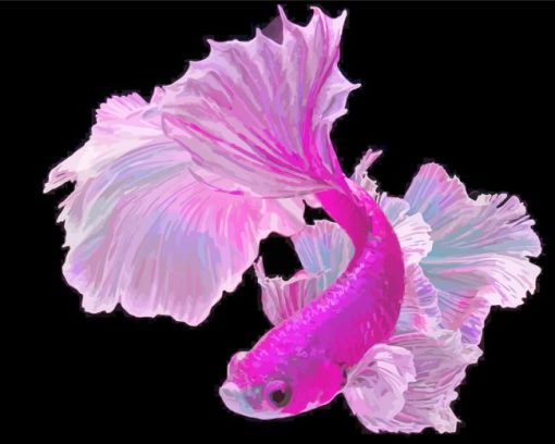 Pink Fish Diamond Painting