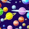 Planets Art Diamond Painting