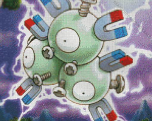Pokemon Magneton Diamond Painting