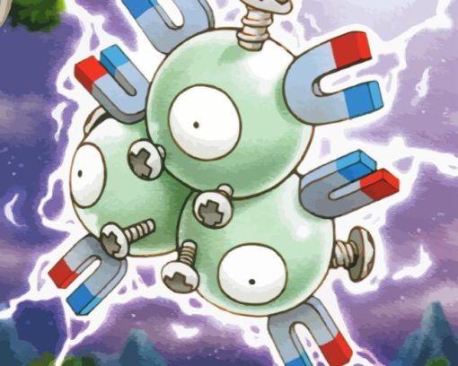 Pokemon Magneton Diamond Painting