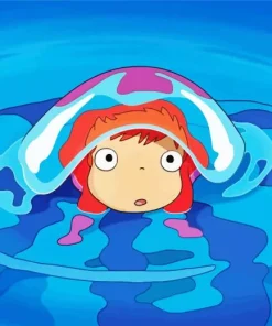 Ponyo Anime Diamond Painting