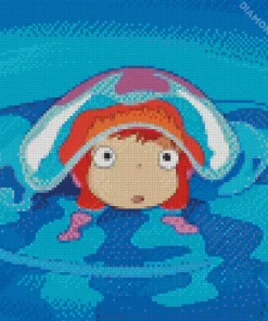 Ponyo Anime Diamond Painting
