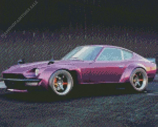 Purple Fairy Lady Nissan Diamond Painting
