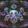 Purple Ghost Octopus Art Diamond Painting