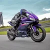 Purple Motorcycle Diamond Painting