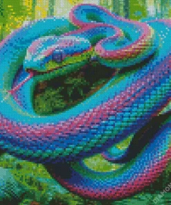 Rainbow Snake Diamond Painting