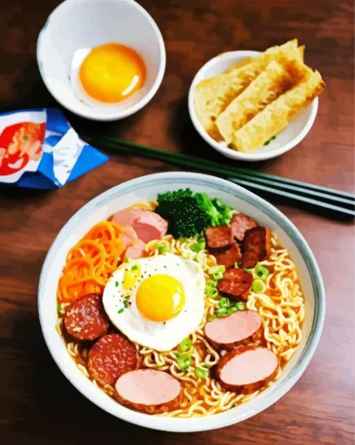 Ramen Bowl Diamond Painting