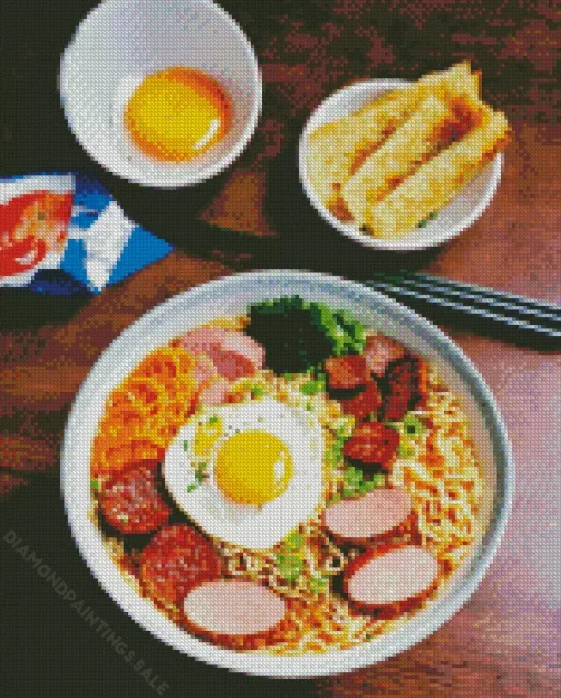 Ramen Bowl Diamond Painting