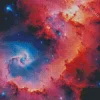 Red And Black Galaxy Diamond Painting