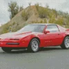 Red Firebird Z28 Diamond Painting