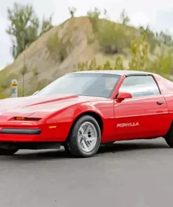 Red Firebird Z28 Diamond Painting