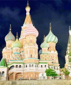 Red Square Moscow Diamond Painting
