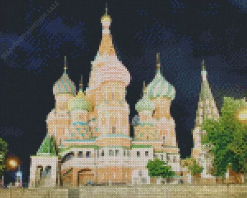 Red Square Moscow Diamond Painting