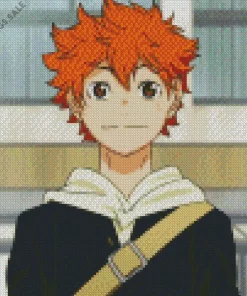 Shoyo Hinata Diamond Painting