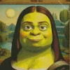 Shrek Mona Lisa Diamond Painting
