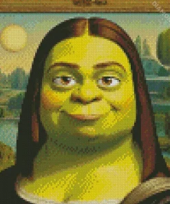 Shrek Mona Lisa Diamond Painting
