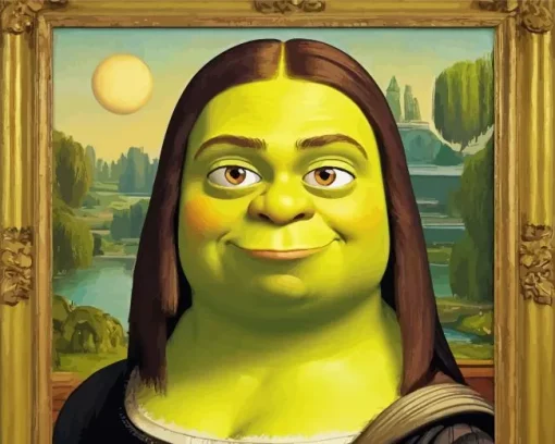 Shrek Mona Lisa Diamond Painting