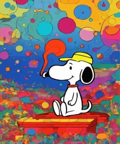Snoopy Smoking Diamond Painting