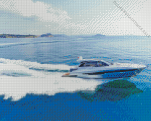 Speed Boat Diamond Painting