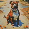Staffordshire Dog Diamond Painting